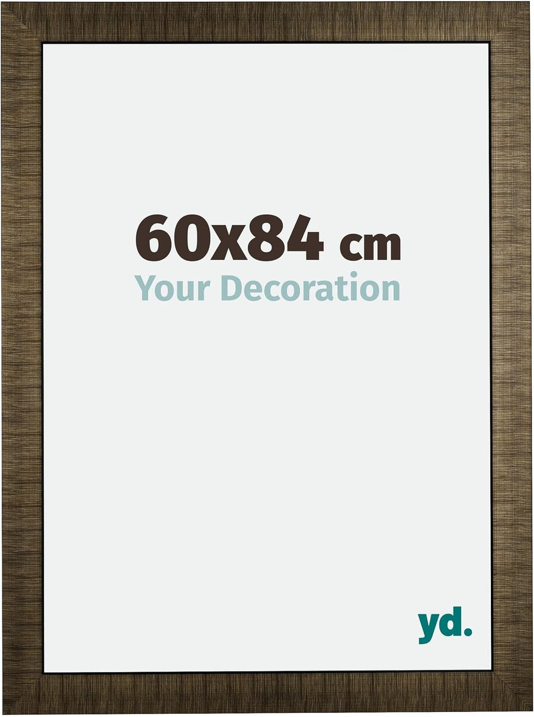 yd. Your Decoration - Bilderrahmen 60x84 cm - Bilderrahmen aus Holz mit Acrylglas - Antireflex - Aus