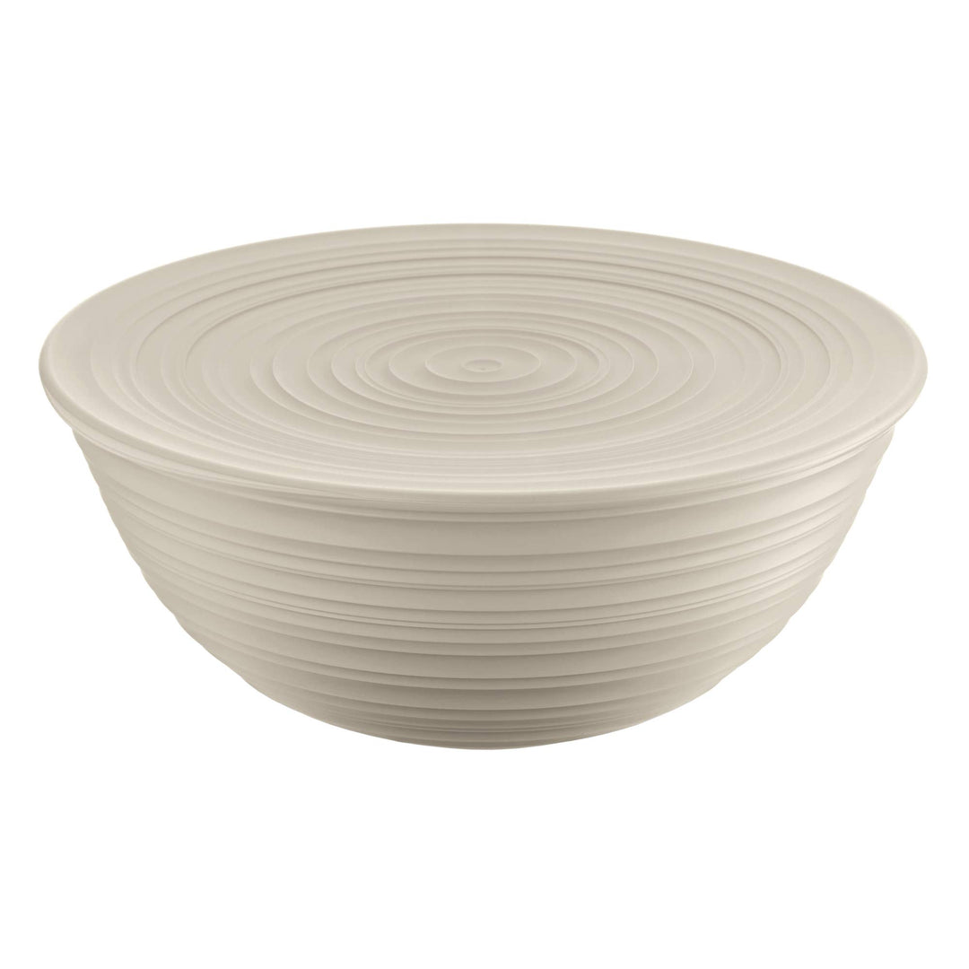 Guzzini - Tierra, Behälter XL mit Deckel - Lehm, Ø 30xh13 cm | 5000cc - 17500179 XL Braun, XL Braun