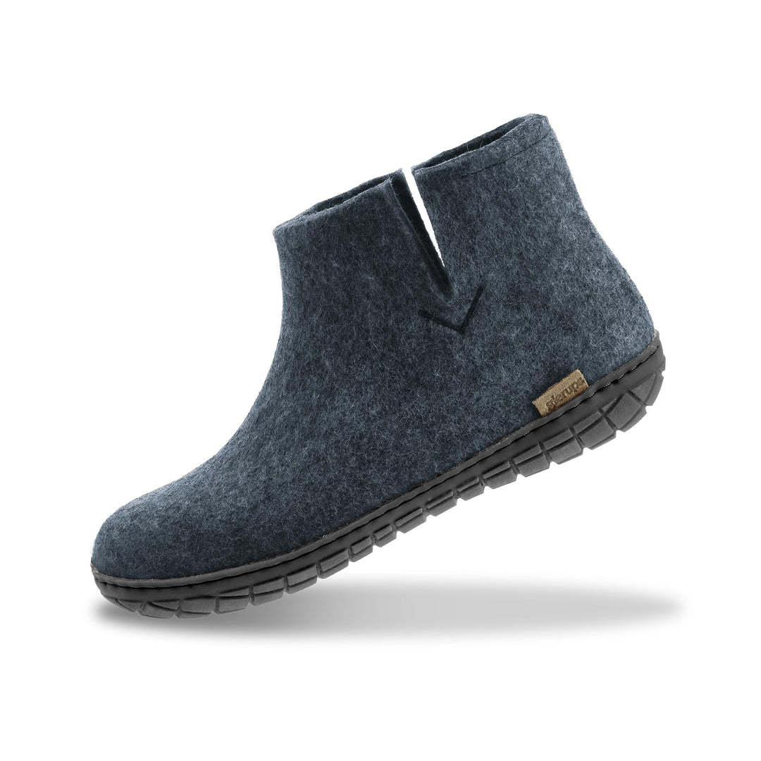 Glerups Filz Hausschuhe Herren und Damen | Komfortabler Hausstiefel Damen &amp; Herren mit Natürlicher G