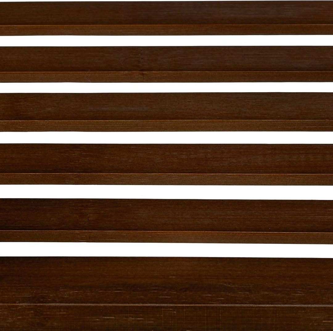 Relaxdays Bambus Badregal, 3 Ablageflächen, Holzregal, Standregal, Bambusregal, Küchenregal, HBT 80x