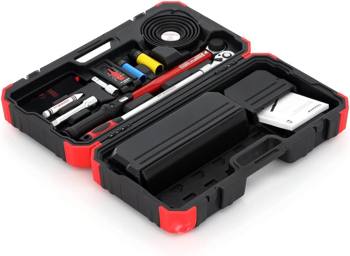 GEDORE red Rad-Montage-Set, Set 11-teilig, gefüllt, Werkzeug für KFZ-Handwerker, im Kunststoffkoffer