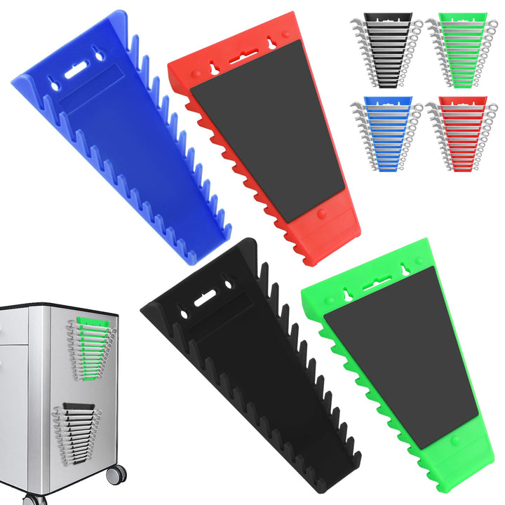 4 Stück Magnetischer Schraubenschlüssel-Organizer, Maulschlüssel Halter Magnetischer, Magnetischer S
