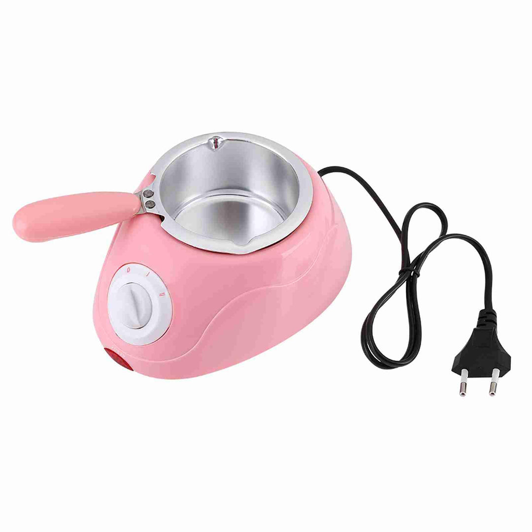 Mini Schokoladen Schmelzmaschine mit DIY Formen für Haushalt | 2-stufige Temperaturregelung Aluminiu
