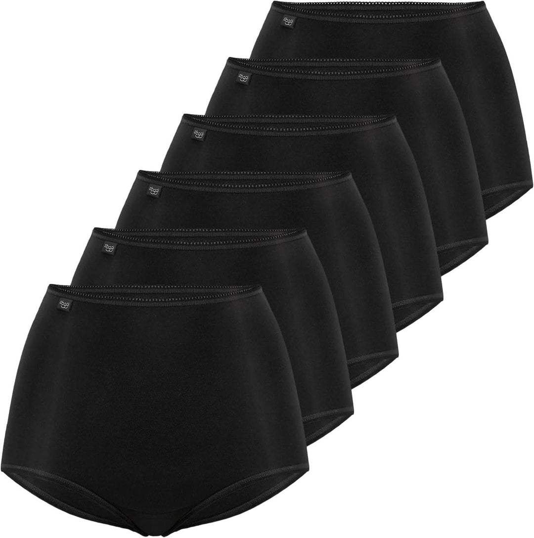 Sloggi Damen Slip (3er Pack) 46 Schwarz (Black 04), 46 Schwarz (Black 04)