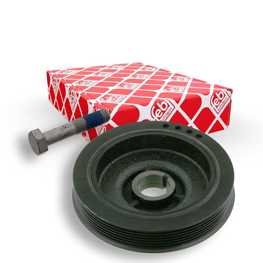 febi bilstein 33785 Riemenscheibe (entkoppelt) für Kurbelwelle, mit Schraube , 1 Stück