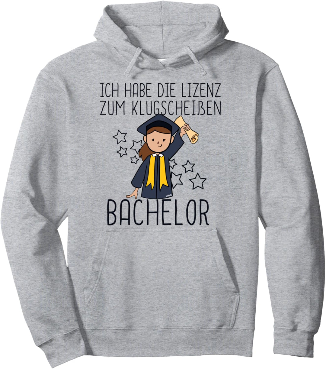Bachelor Abschluss Fun Geschenk Idee Frauen Uni Absolvent Pullover Hoodie