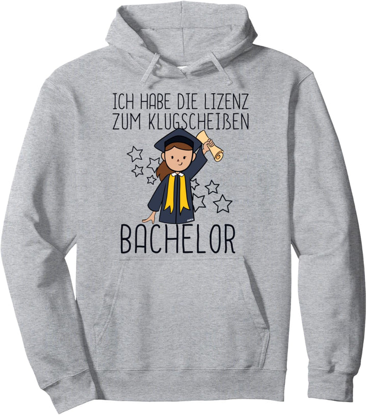 Bachelor Abschluss Fun Geschenk Idee Frauen Uni Absolvent Pullover Hoodie