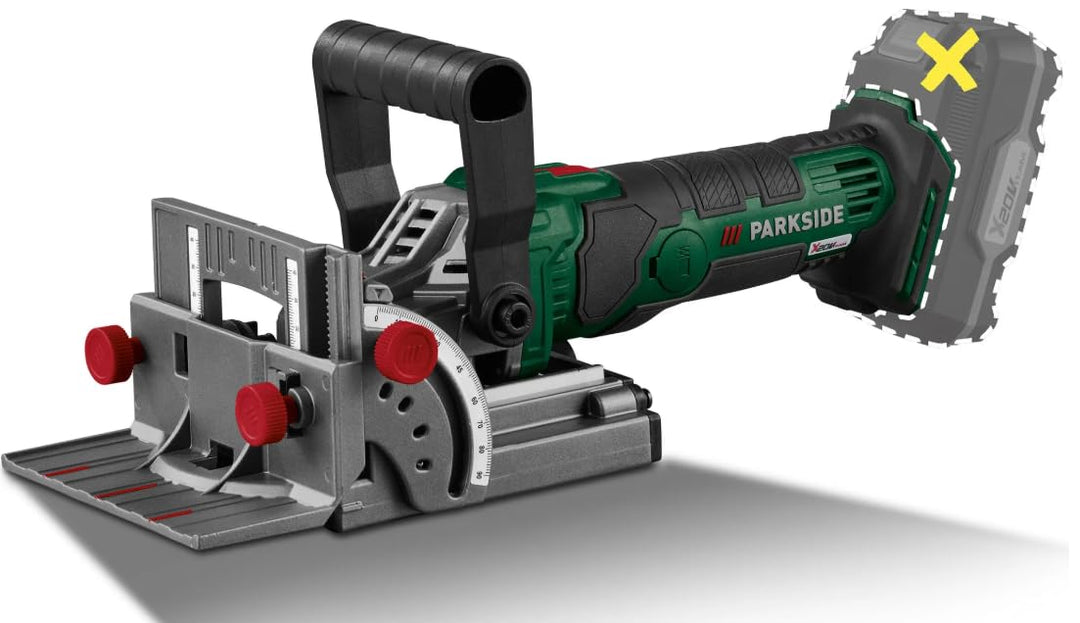 PARKSIDE® 20V Akku Flachdübelfräse PFDFA 20-Li A1, ohne Akku und Ladegerät, 6 einstellbare Frästiefe