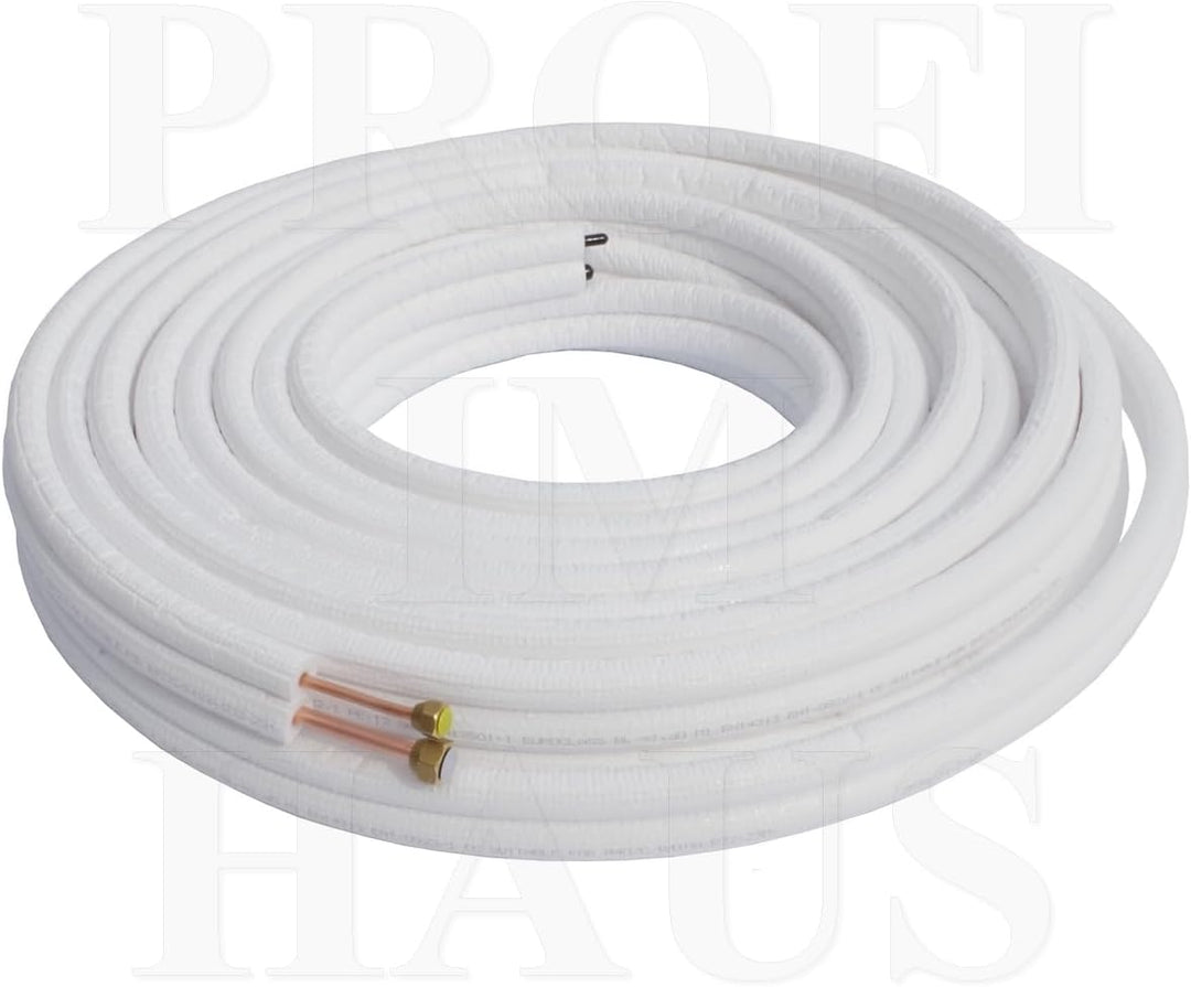 Kältemittelleitung Kupferrohr 1/4" 3/8" 1m bis 25m Klimaanlage Wärmepumpe R32 R410A R470C Kupferrohr