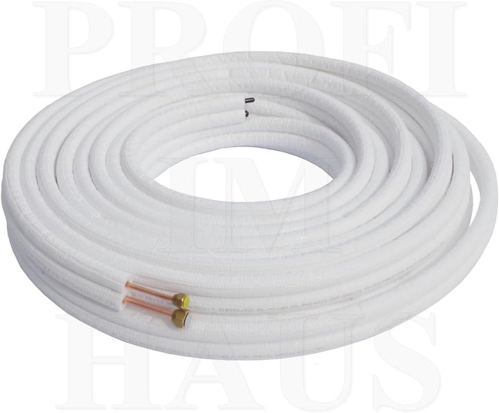 Kältemittelleitung Kupferrohr 1/4" 3/8" 1m bis 25m Klimaanlage Wärmepumpe R32 R410A R470C Kupferrohr
