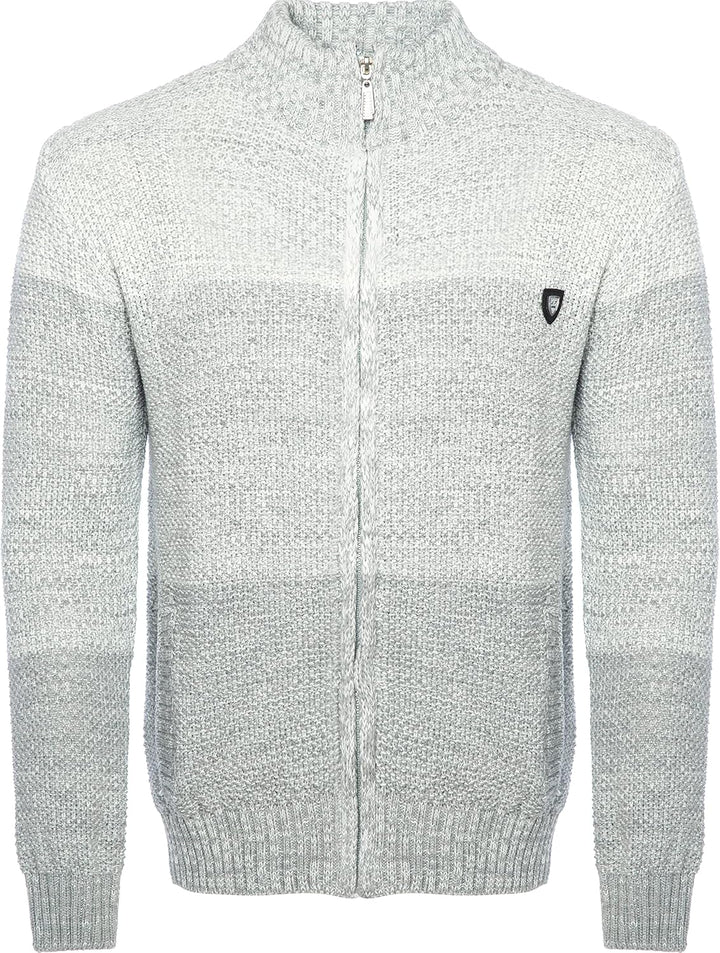 Carisma Herren Strickjacke für Winter und Übergang ? Angenehme Männer Freizeit-Jacke mit Farbverlauf