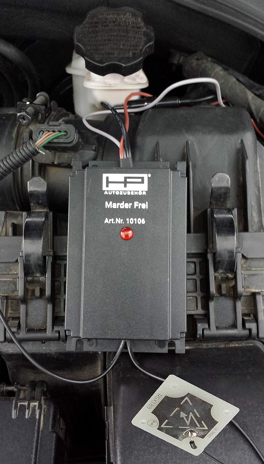 HP-Autozubehör 10106 Marderabwehr mit Hochspannung 12 kHz im Intervall Schalldruck ca. 85 dB, 12 kHz
