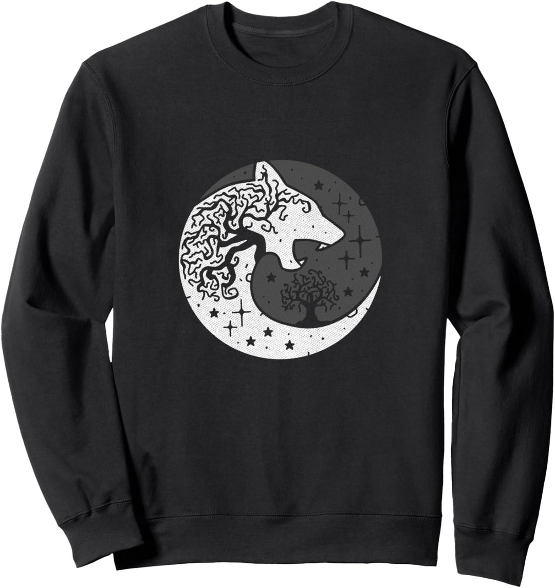 Geri & Freki Yggdrasil Nordische Walhalla Odin Thor Sweatshirt