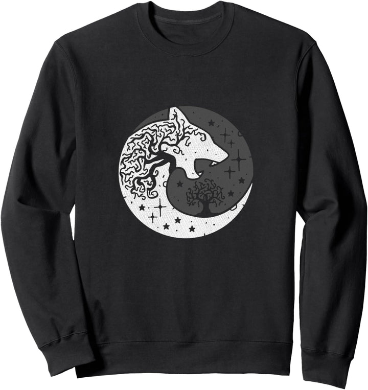 Geri & Freki Yggdrasil Nordische Walhalla Odin Thor Sweatshirt