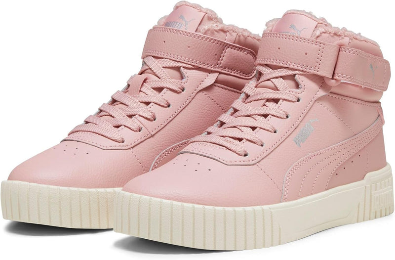 PUMA Mädchen Carina 2.0 Mid WTR Jr Sneaker 39 EU Future Pink Puma Silver Alpine Snow, 39 EU Future P