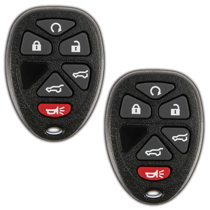 KeylessOption Keyless Entry Remote Control Car Key Fob Replacement for OUC60221, 15913427 (Pack of 2