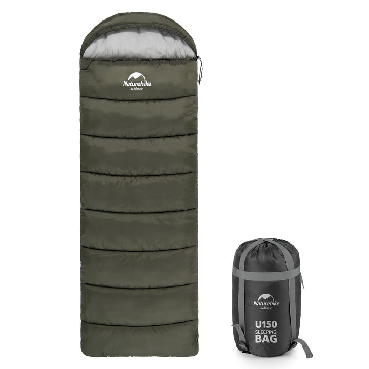 Naturehike Schlafsack mit Kapuze Deckenschlafsack für Camping, Leicht & Bequem, Ideal für Outdoor-Ab