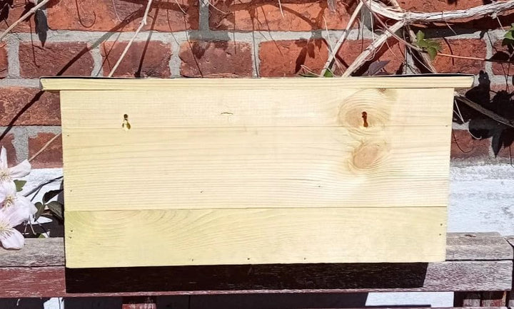 Spatzenhaus Nistkasten 3 Nistmöglichkeiten Holz Zinkdach Spatzenvilla Gartendeko Holzhaus Vogelhaus