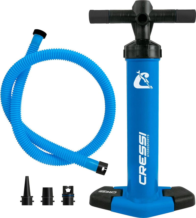 Cressi Unisex-Adult Feather High Pressure Inflation Hand Pump 1100 CCM Hochdruck-Handpumpe (15 PSI –