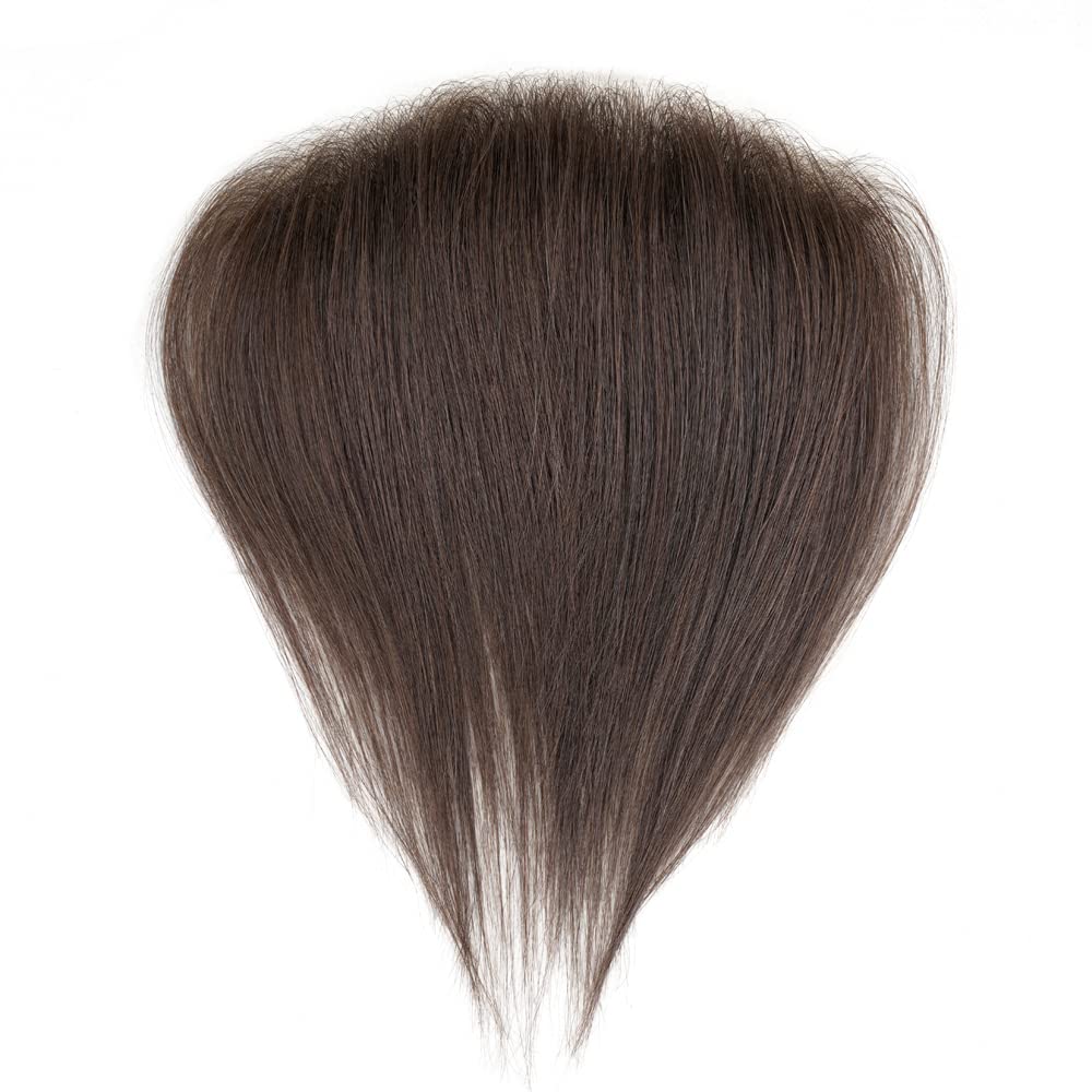 Lordhair Toupet Herren - Europäisches Echthaar Toupet, V-LOOP Skin Toupet für Männer, Toupet Echthaa