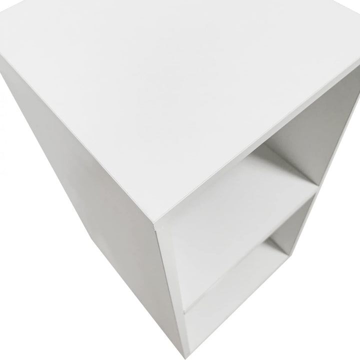 VDD Schrank für Vinyl-LP-Schallplatten - 2 Fächer - weiss