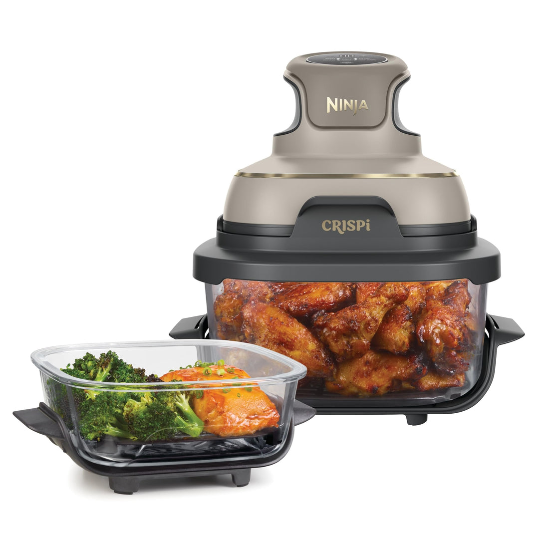 Ninja CRISPi tragbare Air fryer Heissluftfritteuse, 3,8 l, 4-in-1: Heissluftfrittieren, Braten, Warm