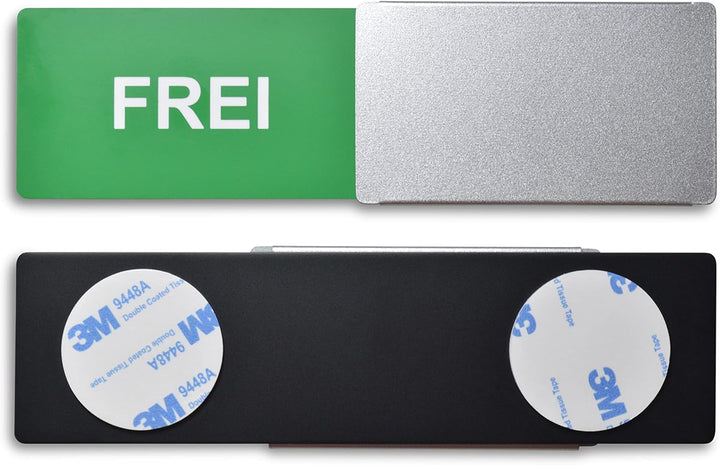 Frei/Besetzt-Schild "Style" - 175x50 mm - Design made in Germany - Hochwertig-gravierte Buchstaben -