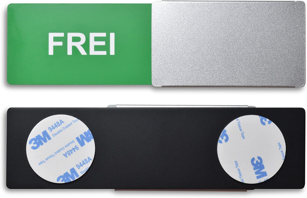 Frei/Besetzt-Schild "Style" - 175x50 mm - Design made in Germany - Hochwertig-gravierte Buchstaben -