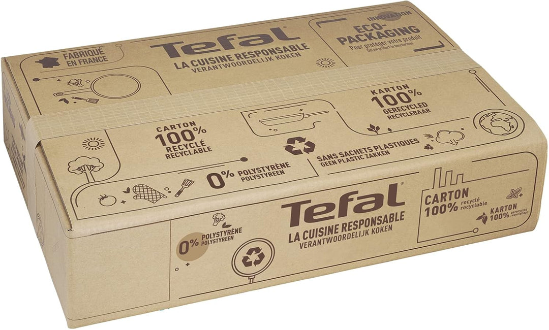 Tefal 3 Piece Comfort Max Stainless Steel Cookware Pan Set 3 piezas, 3 piezas