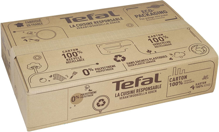Tefal 3 Piece Comfort Max Stainless Steel Cookware Pan Set 3 piezas, 3 piezas