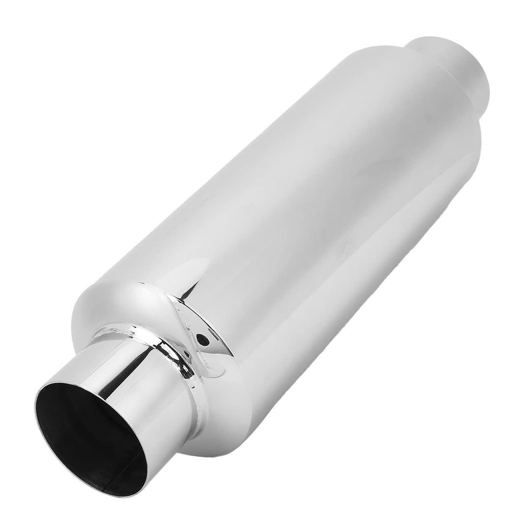 Universal Auto Auspuff Schalldämpfer Auspuff 2,5 Zoll Straight Through Edelstahl Schalldämpfer Baumw