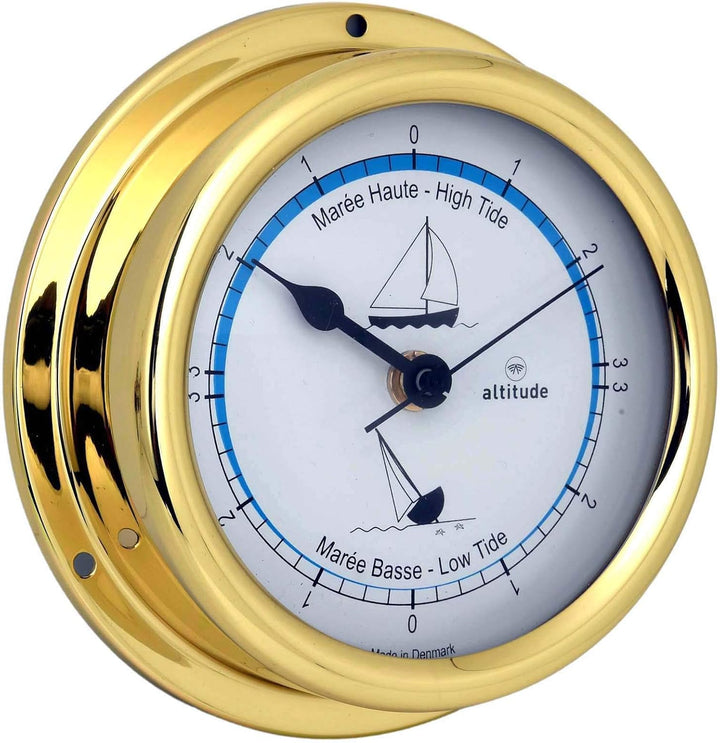 Delite 866im Altitude Schiffsuhr Tidenuhr Messing B x H: 150 mm x 42 mm