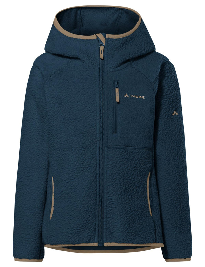 VAUDE Unisex Kinder Kids Torridon Hoody Jacket II Jacke 98 dark sea/desert, 98 dark sea/desert