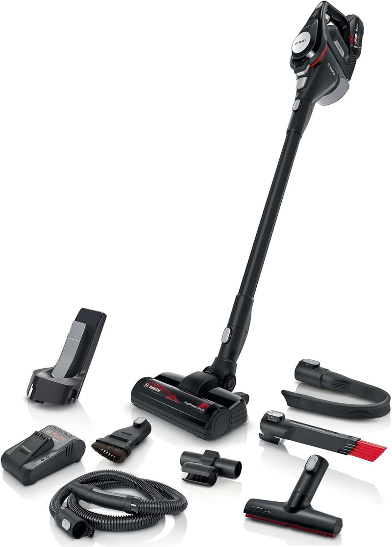 Bosch Akku-Staubsauger Unlimited Gen2 Serie 8 BSS825CARP, beutellos, bis 45 Min Laufzeit, austauschb