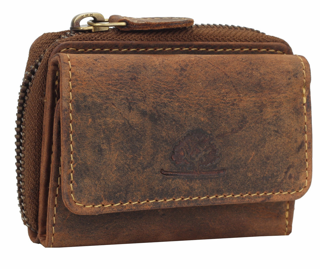 Greenburry Vintage Geldbörse I Leder 10 cm
