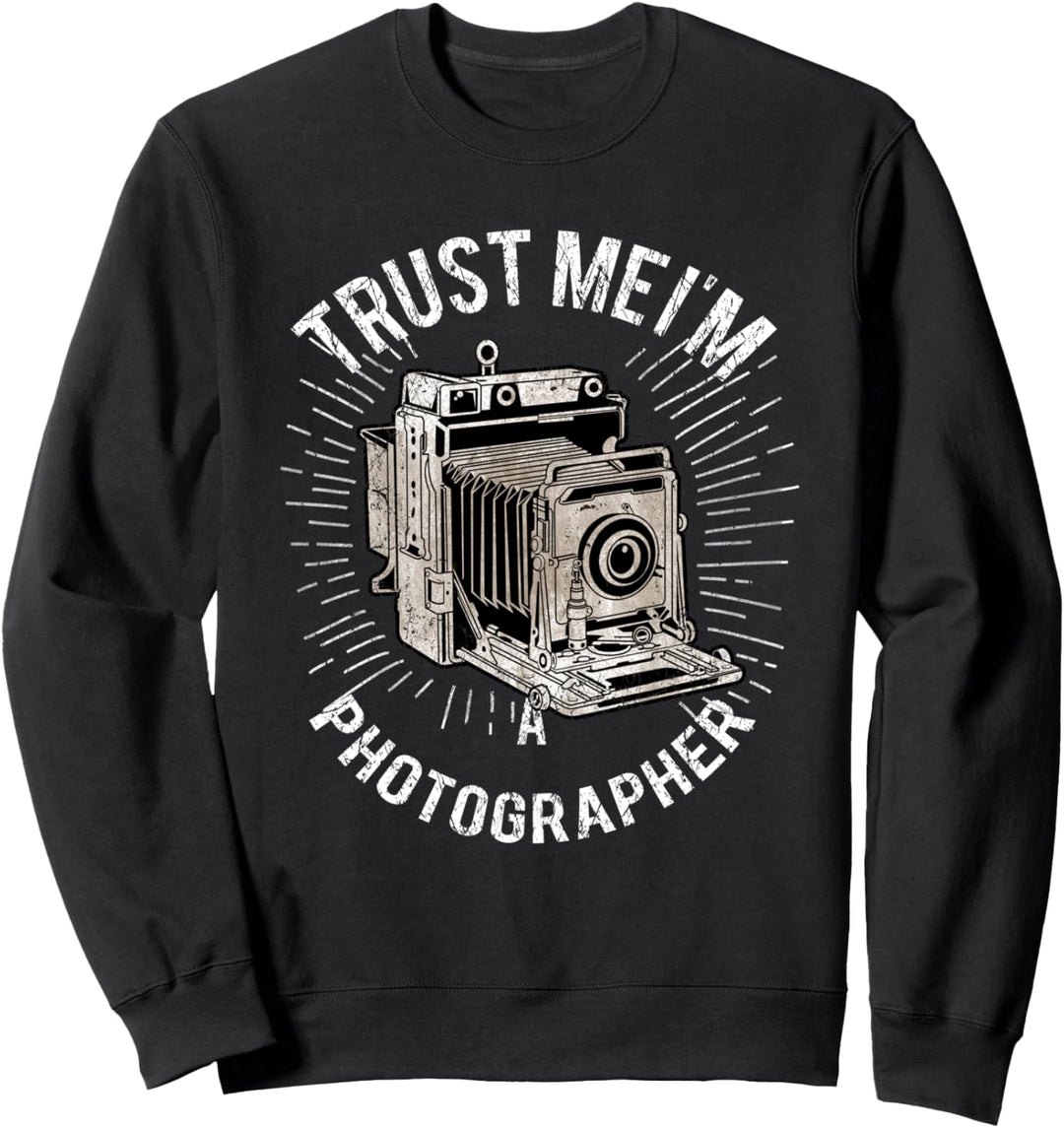 Klassischer Fotograf, Vintage Fotografie Kamera Sweatshirt