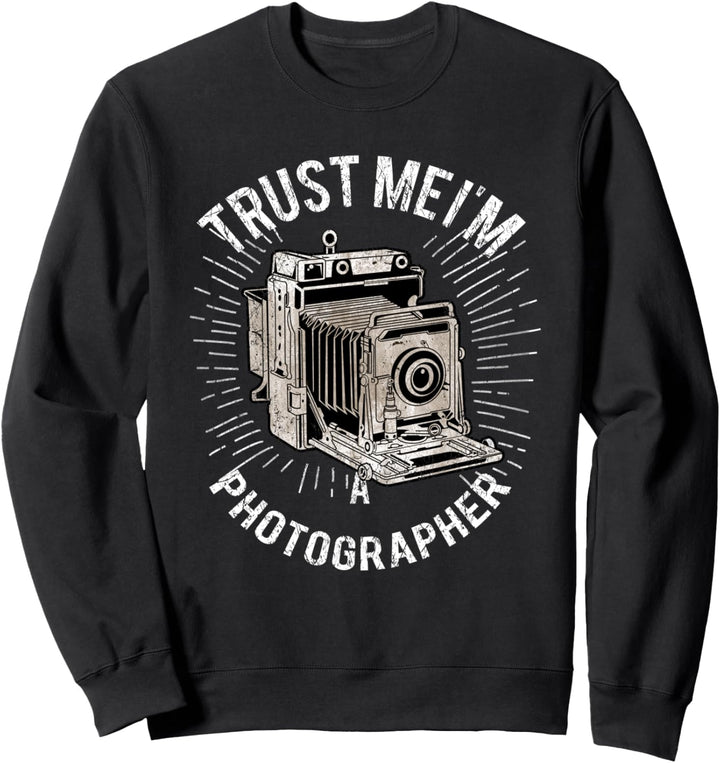 Klassischer Fotograf, Vintage Fotografie Kamera Sweatshirt
