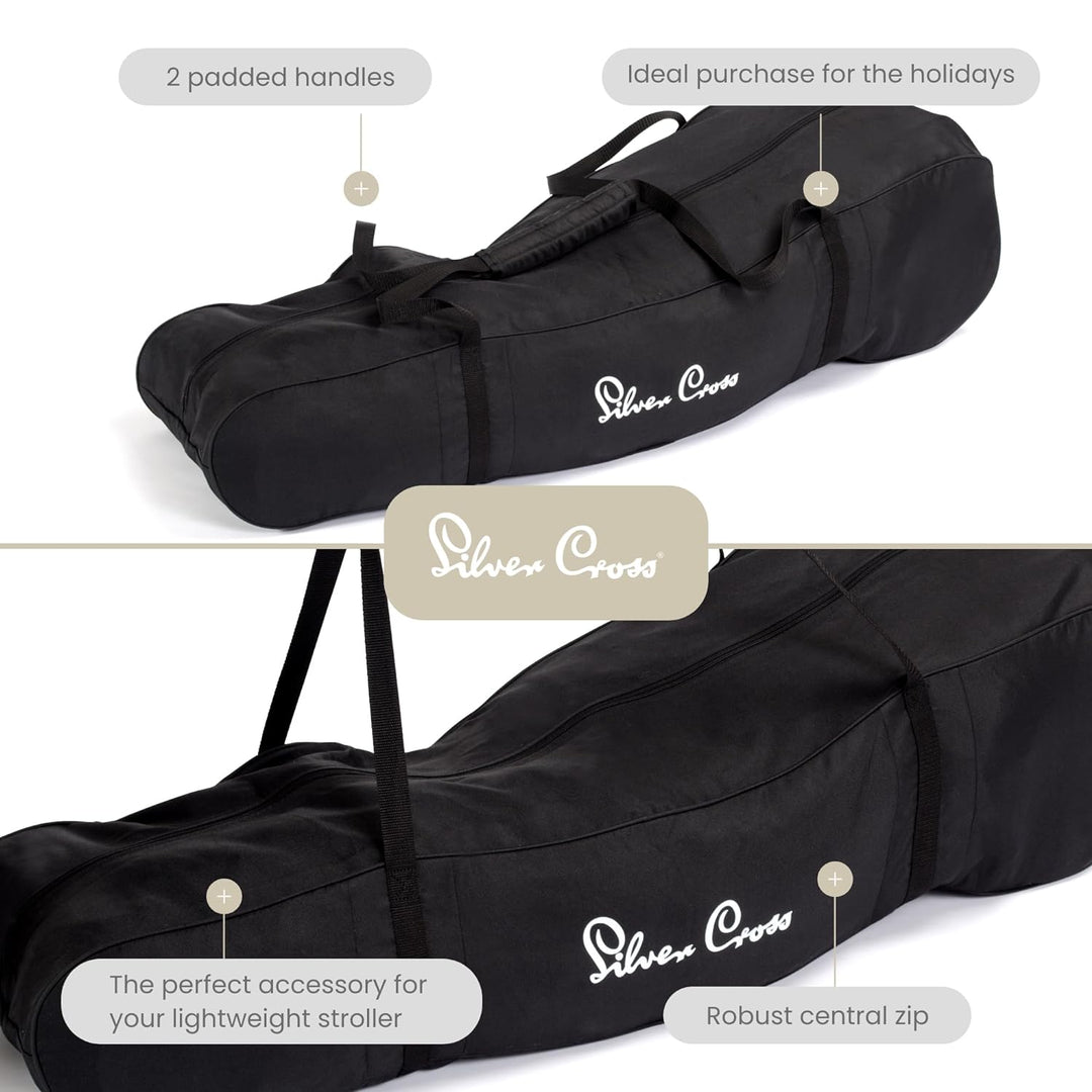Silver Cross | Universal Kinderwagentasche | Kinderwagen Organizer Tasche | Reisetasche | Kinderwage