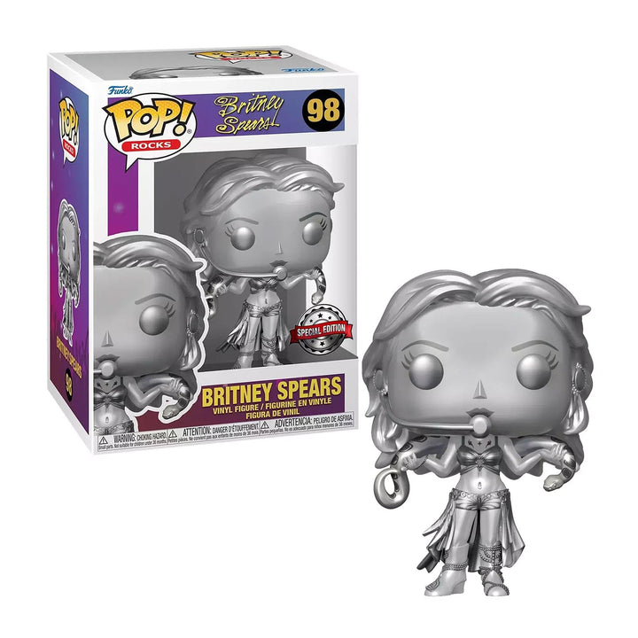 Funko Pop! Rocks: Britney Spears – Slave 4U – Metallic – Vinyl-Figur zum Sammeln – Geschenkidee – Of