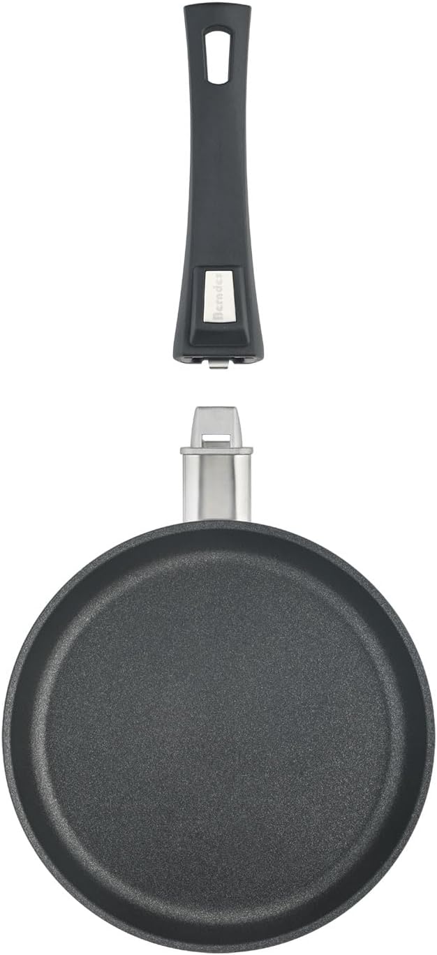 Berndes 031113 Vario Click Induction Aluguss Bratpfanne antihaft mit abnehmbarem Griff 20 cm Bratpfa