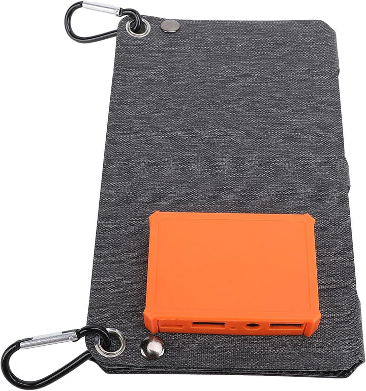 40W Tragbar Solarladegerät, IP68 Wasserdicht Solarpanel mit DC-Anschlüssen, 2-Port USB, Type-C Ansch