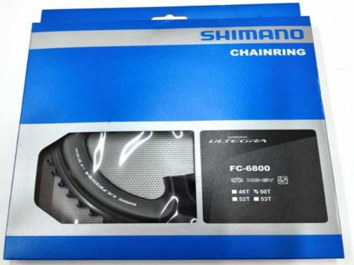 SHIMANO Antriebsstränge Plato 50d Schwarz 50 zähne, Schwarz 50 zähne