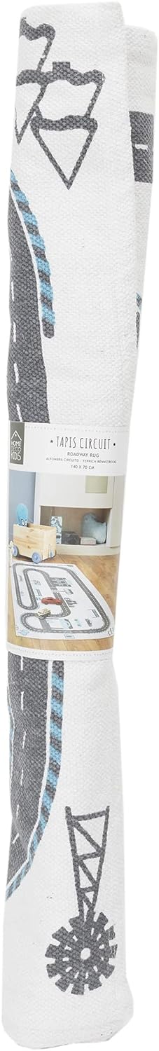 ALFOMBRA CIRCUITO 140x70 CM Weiss-grau, Weiss-grau