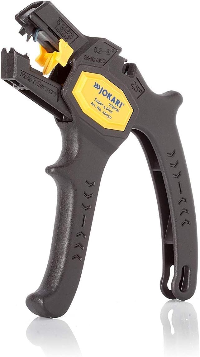 Benning Duspol - Analoger Spannungsprüfer, 050261 & JOKARI 20050 Abisolierzange Super 4 plus Bundle