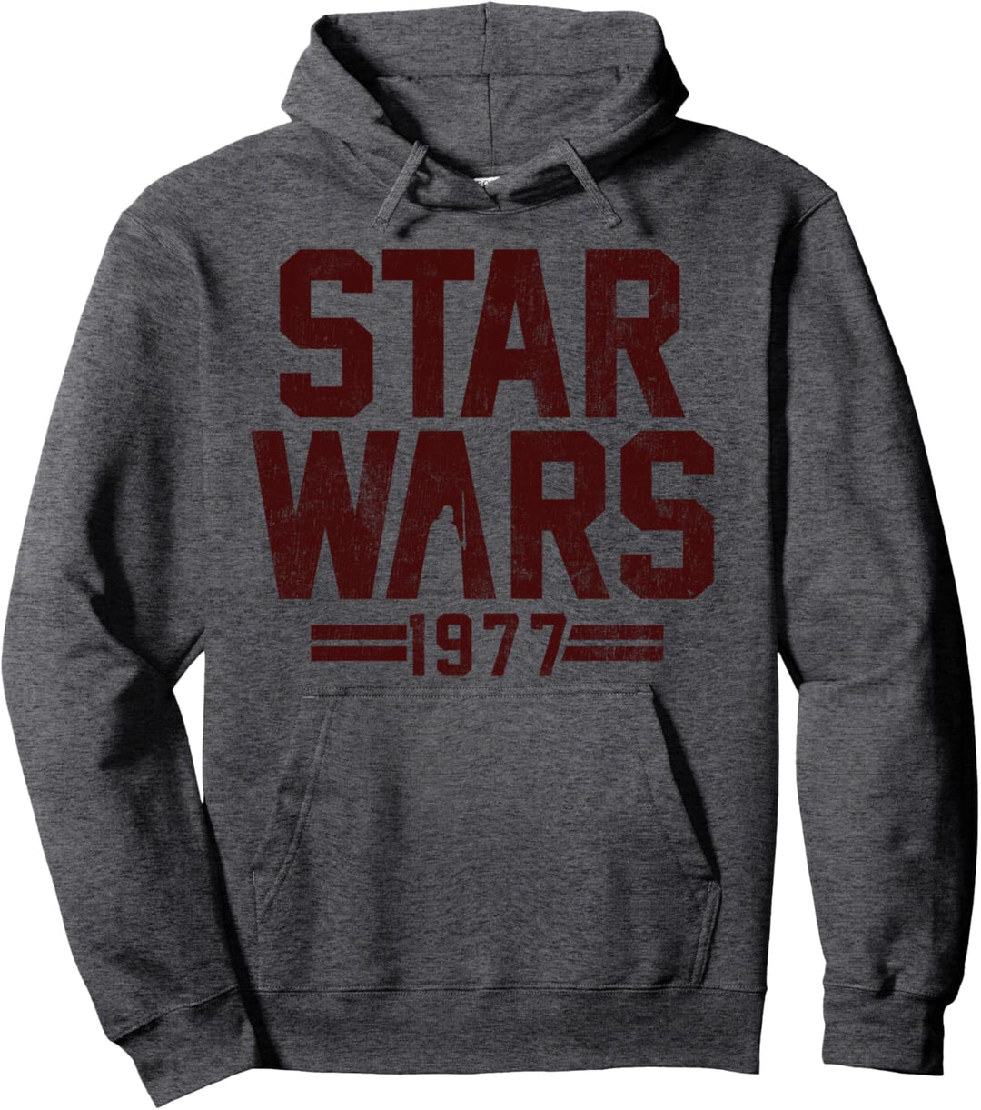 Star Wars Darth Vader Since '77 Distressed Poster Pullover Hoodie