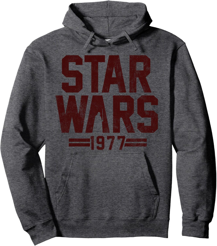Star Wars Darth Vader Since '77 Distressed Poster Pullover Hoodie