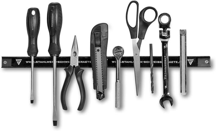 STAHLWERK 2 x Magnetleiste MWZ-18 ST 18" | 45 cm Werkzeugleiste | Magnetschiene | Messerleiste | Mag