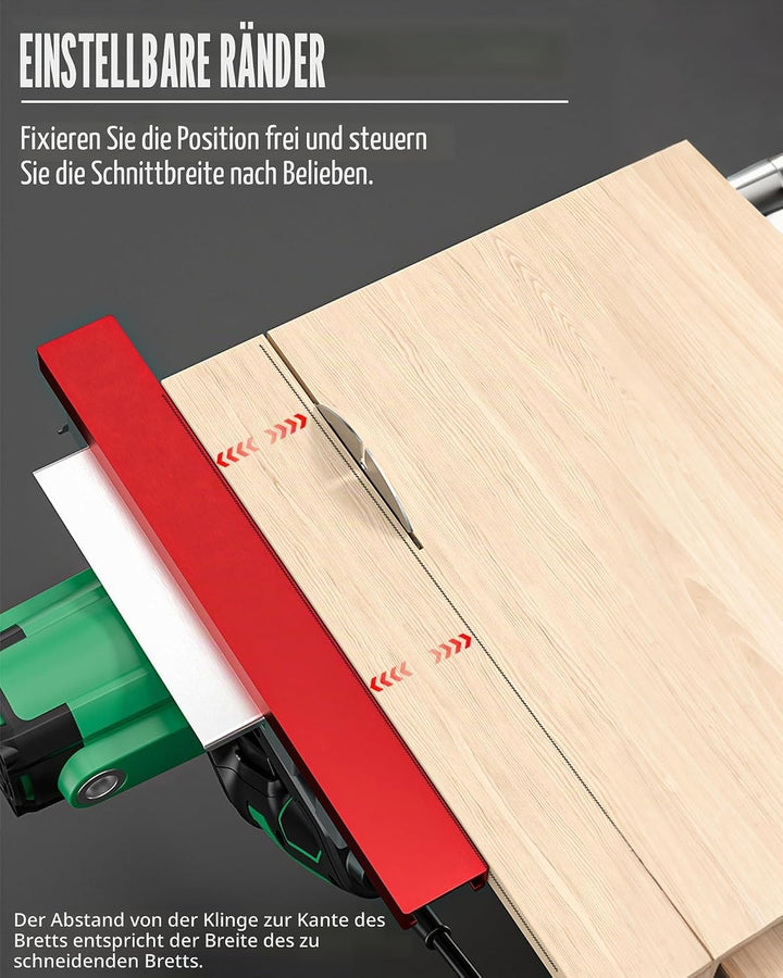 Führungsschiene Handkreissäge, 240mm Universal Schiene für Kreissäge, Aluminiumlegierung Sägeschiene