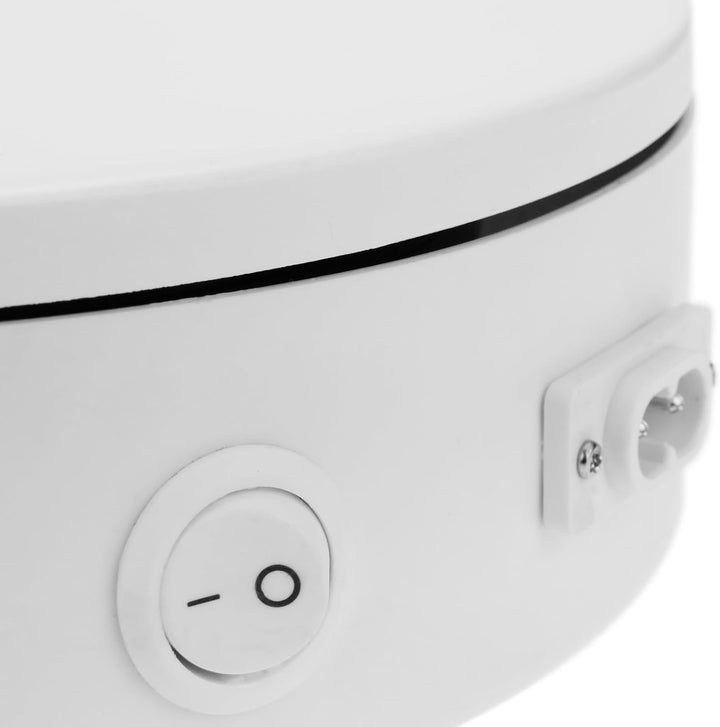 PrimeMatik - Elektro-Drehfuss 20cm Drehplattform weiss