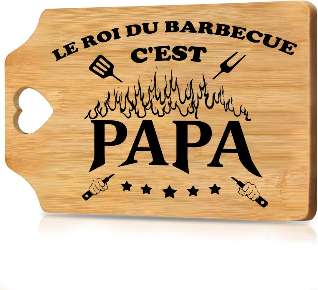 Geschenke für Papa, Bambus Schneidebrett Papa Geschenk zum Weihnachten Geburtstag Vatertag, Vatertag